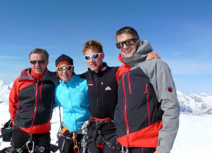 Petra Rapp und ihr Team Andreas Frei, Stephan Siegrist und Rolf Schmid.